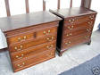 Mahogany Chippendale Style Chest on Chest Dresser